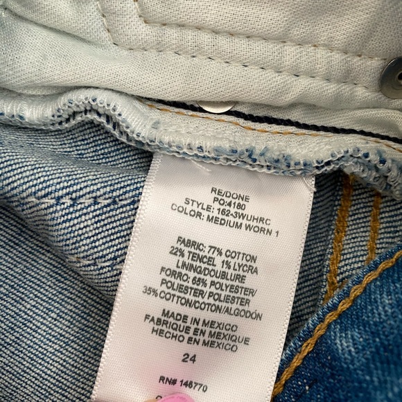 Re/done 90s ultra high rise ankle crop - Picture 3 of 13